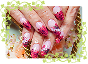 ラメグラデ　スカルプ