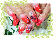 カラーグラデ　スカルプ