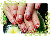 ラメ・ホロ+シェルネイル