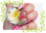 フレンチ風カラーグラデ　