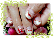 プッチ柄風フットネイル