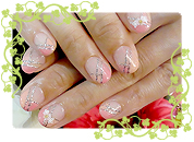 変形フレンチネイル