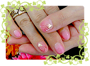 ピーコックレースネイル