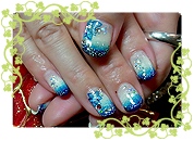 ポインセチアネイル