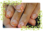 ハートフレンチネイル