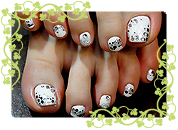 冬なフットネイル