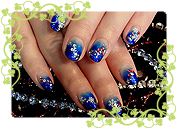 冬ブルーネイル