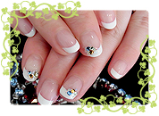 シンプルフレンチネイル