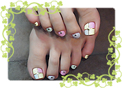 マカロンフットネイル