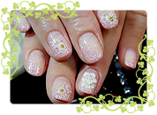 お花畑ネイル