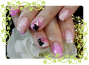 ペールトーンフットネイル