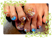 ペールトーンフットネイル