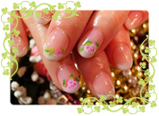 ペールトーンフットネイル